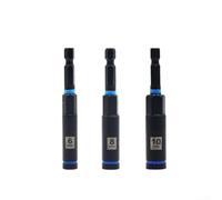 Adaptateur de perceuse à écrou hexagonal 80 mm ouille, manchon d'extension 6-14 mm pour réparation automobile, kit d'outils de mécanicien, luminaires ménagers résistants à la rouille, finition