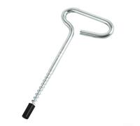 Adaptateur de perceuse d'ancrage à glace pour tentes igloo en métal compatible avec tarière électrique pour installer un abri de pêche rapidement et sans effort sur les lacs Outil de finition noire (A