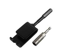 Adaptateur de perceuse électrique d'ancrage à glace avec manchon d'impact pour tarière à glace portable pour support de clou, outil de pêche sur glace