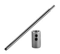 Adaptateur de perceuse en acier robuste avec tige triangulaire d'extension pour perçage sécurisé Accessoires d'alimentation Double vis