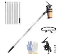 Adaptateur de Perche d'Extension pour Bombe Aérosol,Adaptateur de Support de Pulvérisateur pour Guêpes 3.6m,Adaptateur de Tige de Pulvérisation,Extension de Bombe Aérosol,pour Peinture,Arbre