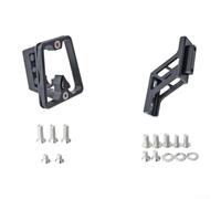 Adaptateur de phare de vélo en aluminium pour Brompton Folding(Noir)
