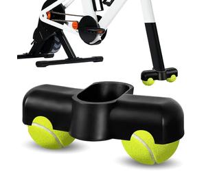 Adaptateur de pied à bascule pour vélo d'intérieur, Résistant aux rayures | pour Zwift Ride Front Leg, Vivez une expérience de conduite authentique, Réduire la sollicitation des articulations, Muet