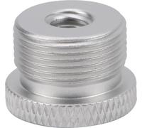 Adaptateur de pied de microphone 1/4 pouce femelle à 5/8 mâle à vis pour caméra -moniteur -microphone -StandSilver