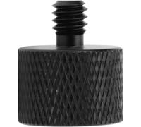 Adaptateur de pied de microphone 5/8 pouce femelle à 1/4 mâle pour vis de montage de microphone noir