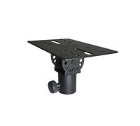 Adaptateur de Pied de Microphone Rotatif pour Trépied de 35 mm avec Base de Montage pour Enceinte DJ et Support de Microphone pour Trépied