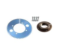 Adaptateur de pignon arrière à cliquet for Roue Libre 55T/65T/80T 25H 158L Go Kart Scooter Bike(55T Set A)