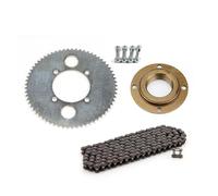 Adaptateur de pignon arrière à cliquet for Roue Libre 55T/65T/80T 25H 158L Go Kart Scooter Bike(65T Set B)