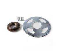 Adaptateur de pignon arrière à cliquet for Roue Libre 55T/65T/80T 25H 158L Go Kart Scooter Bike(80T Set A)