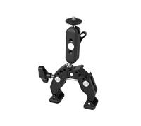 Adaptateur de Pince pour CaméRa à Deux TêTes SphéRiques Rotatives C1FD, Connexion Griffe Froide, Compatible avec les Smartphones et les CaméRas