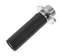 Adaptateur de Pince pour Pied de Micro Fileté Noir en Métal et Caoutchouc | Fixation Rapide sans Outil, Grip Antidérapant, pour Percussionnistes et Ingénieurs du Son en Enregistrement