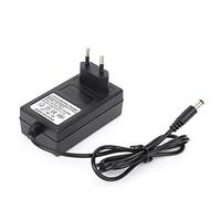 Adaptateur de Pistolet de Massage 100-240V Adaptateur de Chargeur de Batterie en Plastique Portable Câble d'alimentation Cordon Chargeur de Batterie(EU Plug 16.8V)