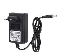 Adaptateur de Pistolet de Massage 100-240V Adaptateur de Chargeur de Batterie en Plastique Portable Câble d'alimentation Cordon Chargeur de Batterie(EU Plug 25.2V)