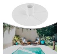 Adaptateur de plaque d'aspirateur pour Pentair 85001900, plateau de filtre en plastique blanc de 20,3 cm, compatible avec les skimmers Admiral S15 S20 Pool Spa Skimmers