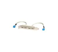 Adaptateur De Plaque D'Emplacement USBPLATE4 Startech, 4 Ports USB A Femelle