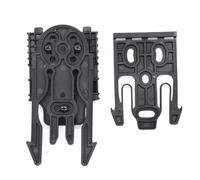 Adaptateur De Plate-Forme D'étui De Pistolet À Plaque À Dégagement Rapide Tactique Molle QLS 19 22, Kit De Système Universel À Verrouillage Rapide, for Gilet De Chasse(Black 2)
