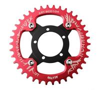Adaptateur de plateau 104BCD pour moteur de vélo électrique Bafang 01/02, couronne dentée en alliage d'aluminium avec vis de fixation, pour entraînement de vélo électrique, pièce de rechange robuste