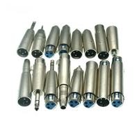Adaptateur de plomb XLR femelle à Jack Mono mâle 3 broches vers 6.35mm, Microphone 3 broches XLR mâle vers RCA femelle, adaptateur Leader nickelé XLR 3Pin M To M