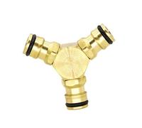 Adaptateur de plomberie professionnel triple sortie en laiton Connexion rapide Design distribution d'eau pour nettoyage de véhicule de jardin Haute efficacité Coupleur de tuyau de lavage de voiture