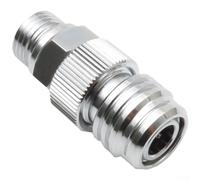Adaptateur de plongée sous-marine, connecteur à dégagement rapide à filetage 9/16, cuivre chromé pour veste BCD, design push-lock sécurisé pour plongeurs (anneau de verrouillage AD-07)