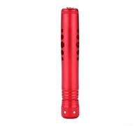 Adaptateur de poignée de canne à pêche fabriqué en alliage d'aluminium de rechange général pour différents types de cannes à pêche avec 16 cm de longueur et 66 g de poids en couleur rouge pour