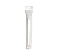 Adaptateur de Poignée de Microphone pour DJI MIC 3 Interview Mic Adaptateur de Poche Poignée Ergonomique Accessoires de Microphone (Long White)