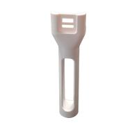 Adaptateur de Poignée de Microphone pour DJI MIC 3 Interview Mic Adaptateur de Poche Poignée Ergonomique Accessoires de Microphone (Short White)