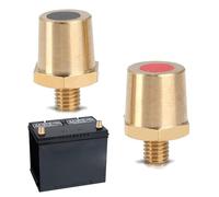 Adaptateur de pôle de batterie M8, adaptateur de pôle de batterie en laiton, adaptateur de pôle de batterie de voiture, pôle de batterie de voiture, paire de colonnes de pince de batterie positive