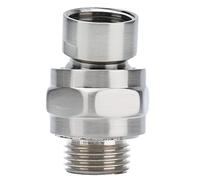 Adaptateur de pomme de douche, inverseur de douche, cuivre, acier inoxydable brossé, filetage G1/2 pour salle de bain, accessoires de douche, installation facile