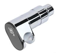 Adaptateur de pommeau de douche à affichage numérique avec thermomètre intégré Construction ABS IPX7 étanche pour applications de bain à domicile
