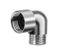 Adaptateur de pommeau de douche coudé à 90 degrés Connecteur d'extension de bras pour coude à main en métal