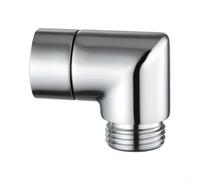 Adaptateur de pommeau de douche pour usage domestique, rotatif à 90 degrés | Adaptateur de bras de douche rotatif à 360 degrés - Rectangulaire - Peu encombrant - Filetage standard pour résistance à la