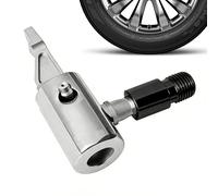 Adaptateur de pompe à air pour pneu de vélo, raccord rapide, adaptateur gonflable pour gonfler les pneus avec manomètre et buse de gonflage, pour camions, véhicules, camping-cars, voitures et