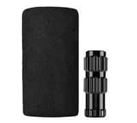 Adaptateur de pompe à vélo, connecteur d'extension de valve, 1,2 x 1,2 x 3,1 cm, kit de buses avec couvercle en éponge, système de convertisseur de gonflage de pneu universel, construction en ,