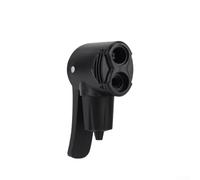 Adaptateur de pompe à vélo double tête compatible avec et valves comprenant des buses de rechange pour un gonflage rapide des pneus (1 pièce)