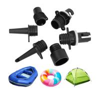 Adaptateur de Pompe - Adaptateur de 1-2 cm, adaptateus de buse pour Planche à pagaie, 6 adaptateeurs de buse Gonflable pour pmpe à air PP | Adaptaeur de Pompe à air de Conception étanche p