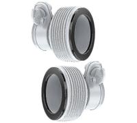 Adaptateur de pompe de filtration Intex 10722, lot de 2, de 32 à 38 mm, adaptateur de conversion de tuyau de 1,25 à 1,5 pouce pour pompe de filtration
