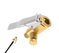 Adaptateur de pompe de gonflage à clipser - Système de conception de mandrin de pneu, fonction de joint de valve solide, structure métallique, fonction de remplissage d'air facile à utiliser |