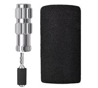 Adaptateur de pompe portable, adaptateur de compresseur en aluminium, valve de vélo de 3,1 cm avec construction robuste, buse de gonflage facile à utiliser, outil de pneu avec éponge de protection