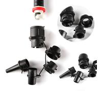Adaptateur De Pompe Sup Gonflable 5 En 1,Kit D'adaptateur De Valve D'air Pour Bateau Gonflable Multifonction,Étanche Et Portable Pour Lit Gonflable