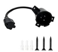 Adaptateur de port de charge pour chariot de golf, prise de charge de | Compatible avec les chariots de golf électriques Club Car Precedent, assorti au cordon d'alimentation standard américain