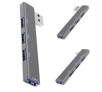 Adaptateur de port Hub USB - Extenseur de port Flash USB, adaptateur 4 ports, extenseur multiport | Répartiteur Hub sans fil multi-interface, adaptateur haute vitesse pour ordinateurs portables Macboo