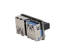 Adaptateur de Port USB 3,0 2 à USB jusqu'à 3.0, Conversion à Grande Vitesse pour Les Amateurs de Technologie et Les Constructeurs PC DIY