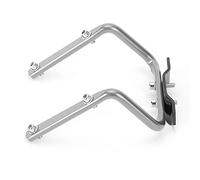 Adaptateur de Porte-bidon Double pour Selle de vélo, léger et Durable, en Alliage d'aluminium, Accessoire pour vélo de Route, VTT, Sports de Plein air (Argent)