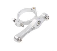 Adaptateur de porte-bidon en aluminium léger, s'adapte à différents diamètres de tuyaux pour un confort ultime sur les vélos et motos (vis unique argenté)