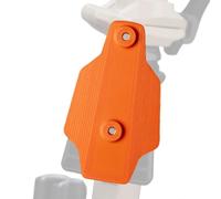 Adaptateur De Porte-bidon Pour Vélo - Accessoires De Montage De Tasse, Support De Porte-bouteille | Résine 6.6x2x11cm Léger Orange Noir Ajustement 6.4cm Distance De Trou Support De Vélo Pliant Montagn