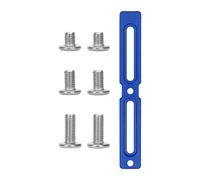 Adaptateur de Porte-Bouteille Accessoires de Vélo Ajusteur de Position de Porte-Bouteille pour Un Réglage Flexible de La Position du Trou en Alliage D, Bleu 13.3 Cm