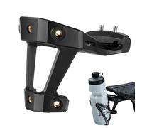 Adaptateur de porte-bouteille de vélo - Montage facile en ABS - Pour selle - Installation rapide sans outils - Support stable pour bouteilles d'eau et pneus de rechange pour VTT et excursions en plein