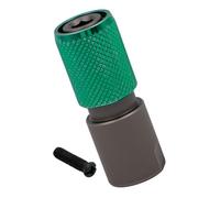 Adaptateur de porte-embout compact, connecteur en acier carbone de 1/4 po avec manchon moleté pour les tâches utilitaires de maintenance de conversion, convertisseur de porte-embout, connecteur de
