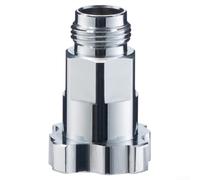 Adaptateur de pot en aluminium traité par électrophorèse pour pots de peinture jetables, offrant une utilisation à long terme et un remplacement facile des composants (16 mm)